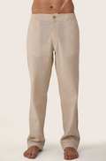 Linen Pants in Beige